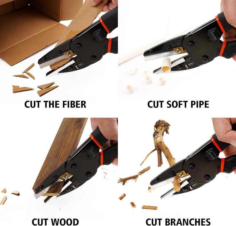 vomex Heavy Duty Scissors All Purpose - Multipurpose Utility Cutter,6 in 1 Function,Availabe for Industry and Home Use,Cutting for Soft Pipe/Fibre/Wood/Iron Wire/Box/Paper - Image 1